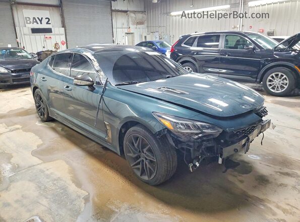 KNAE35LDXN6117918 2022 KIA STINGER Teal წინა მარჯვენა
