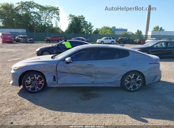 KNAE45LC1J6034702 2018 KIA STINGER Gray Панорамний вид салону 360°