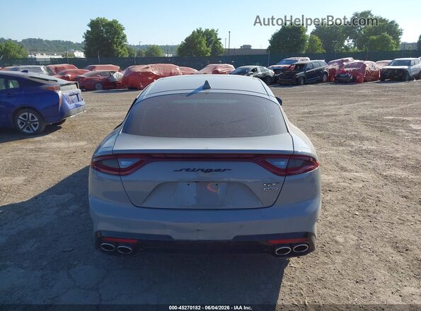 KNAE45LC1J6034702 2018 KIA STINGER Gray 