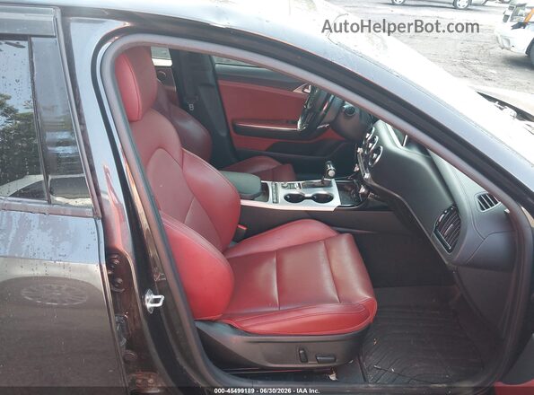 KNAE45LC1M6090241 2021 KIA STINGER Черный Вид салона спереди