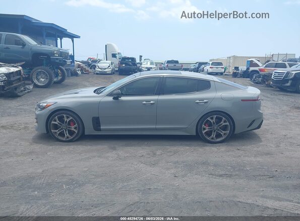 KNAE45LC2K6059920 2019 KIA STINGER Gray Widok wnętrza 360 stopni