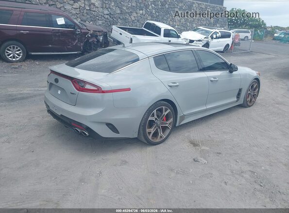 KNAE45LC2K6059920 2019 KIA STINGER Gray Tył prawy