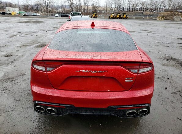 KNAE45LC2N6100471 2022 KIA STINGER Red 