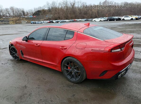 KNAE45LC2N6100471 2022 KIA STINGER Red 