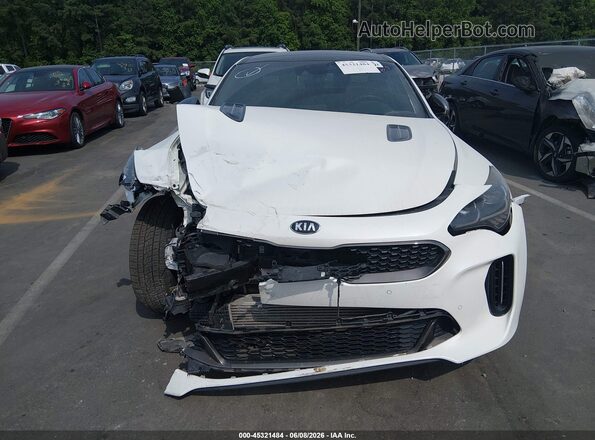 KNAE45LC4L6079720 2020 KIA STINGER White Vista del cuadro de instrumentos