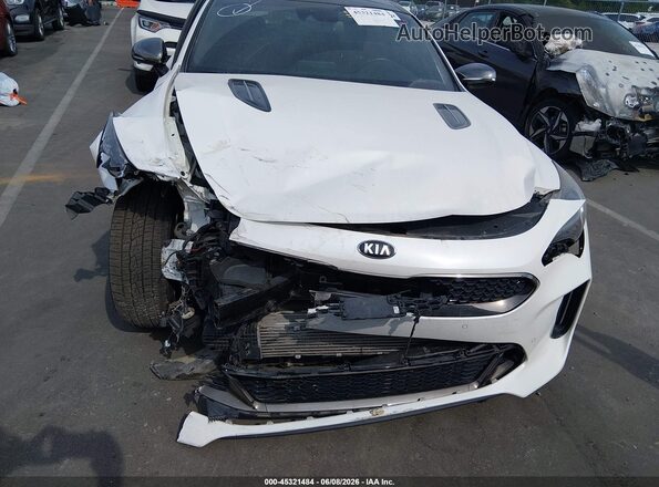 KNAE45LC4L6079720 2020 KIA STINGER White Vista frontal