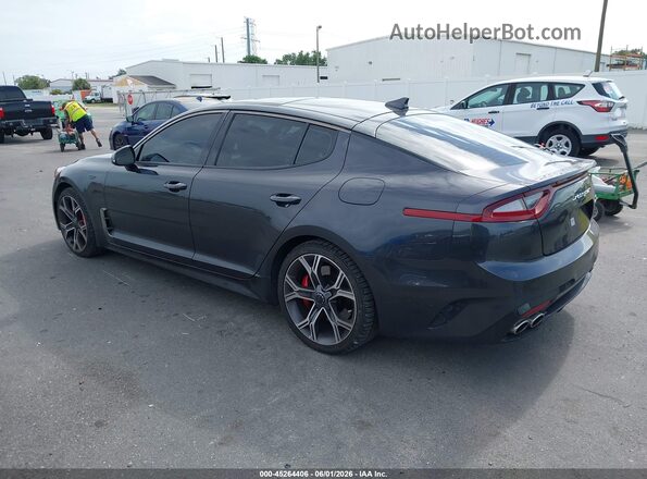 KNAE45LC4M6088452 2021 KIA STINGER Gray Задня ліва чверть