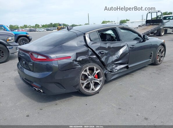 KNAE45LC4M6088452 2021 KIA STINGER Gray Задня права чверть