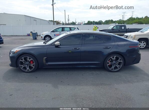 KNAE45LC4M6088452 2021 KIA STINGER Gray Панорамний вид салону 360°