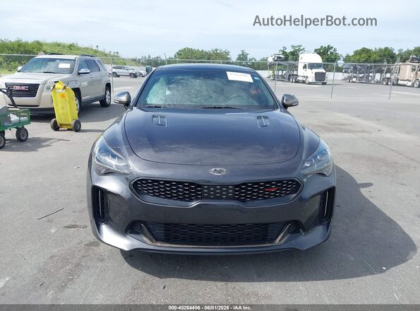 KNAE45LC4M6088452 2021 KIA STINGER Gray Вид щитка приладів