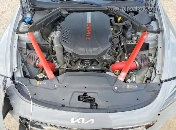 KNAE45LC4N6119863 2022 KIA STINGER Silver Սալոնի հետևի տեսք