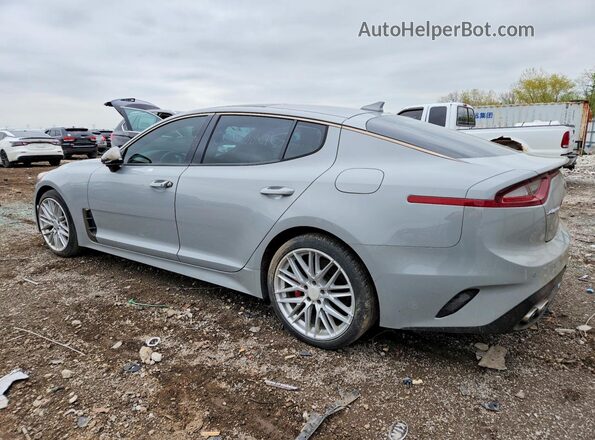 KNAE45LC5J6036520 2018 KIA STINGER Gray Tył lewy