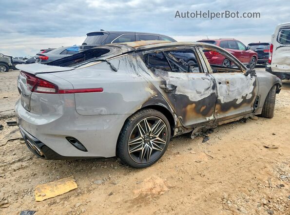 KNAE45LC6N6106449 2022 KIA STINGER Gray Tył prawy