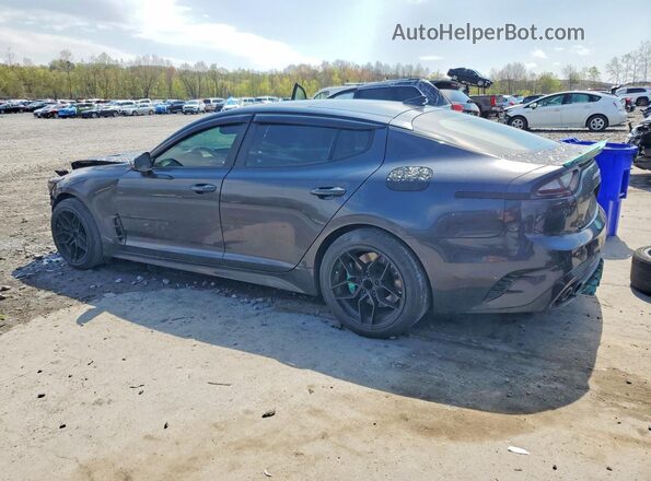 KNAE45LC8K6058593 2019 KIA STINGER Black Tył lewy