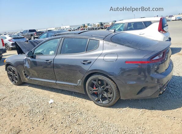 KNAE45LC8M6089474 2021 KIA STINGER Black უკანა მარცხენა
