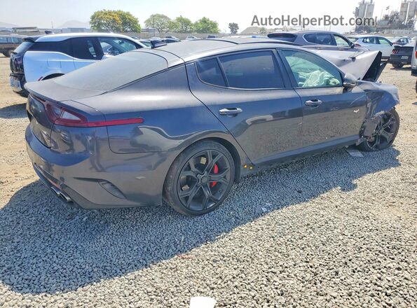 KNAE45LC8M6089474 2021 KIA STINGER Black უკანა მარჯვენა