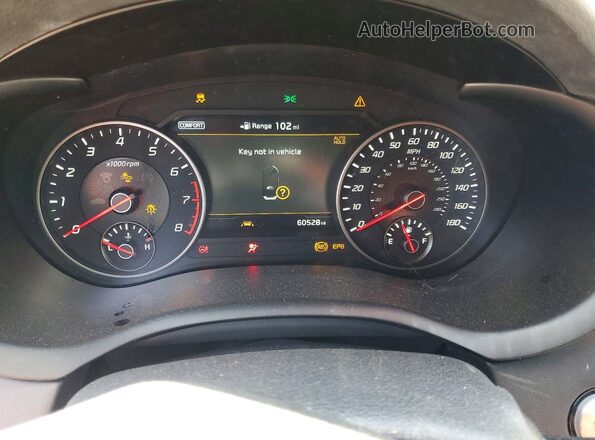 KNAE45LC8M6089474 2021 KIA STINGER Black ხელსაწყოთა პანელის ხედი