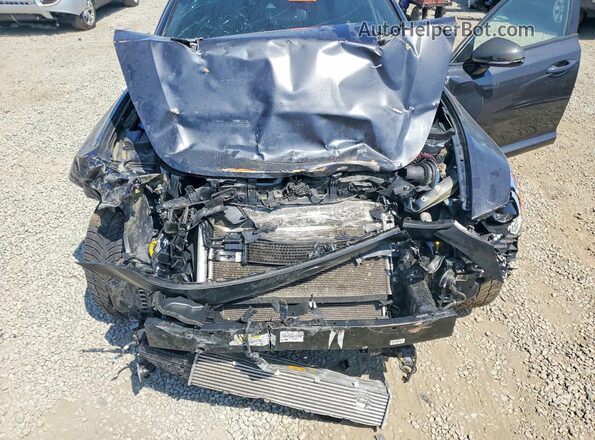 KNAE45LC8M6089474 2021 KIA STINGER Black უკანა სალონის ხედი