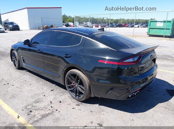 KNAE55LC0J6015698 2018 KIA STINGER Black Rear left