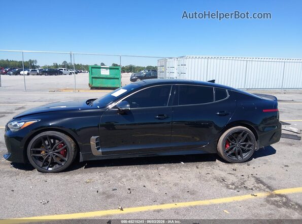 KNAE55LC0J6015698 2018 KIA STINGER Black 