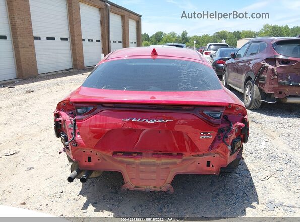 KNAE55LC1J6015919 2018 KIA STINGER Red 
