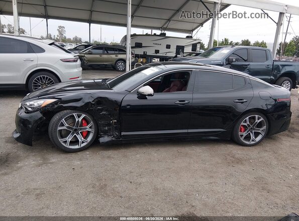 KNAE55LC1K6059906 2019 KIA STINGER Black Панорамний вид салону 360°