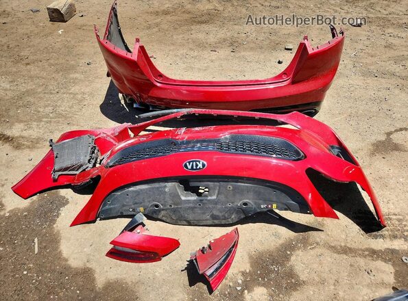 KNAE55LC3J6018837 2018 KIA STINGER Red ძრავის განყოფილების ხედი