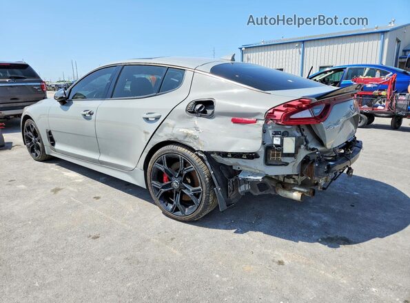 KNAE55LC5J6024378 2018 KIA STINGER Silver Trasero izquierdo