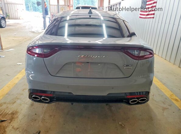 KNAE55LC5L6074037 2020 KIA STINGER Gray Հետևի տեսք