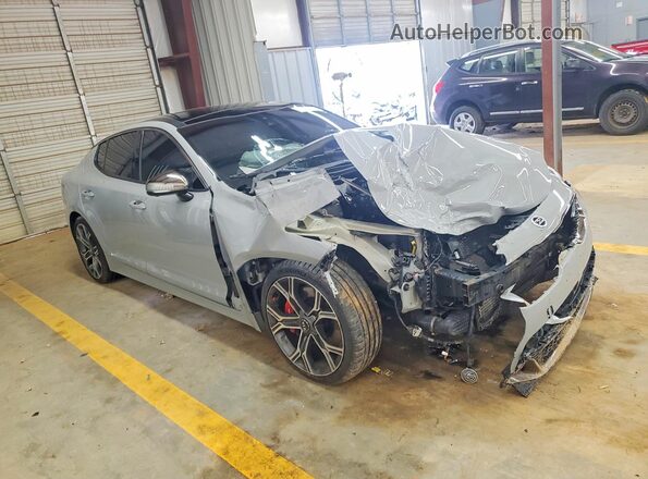 KNAE55LC5L6074037 2020 KIA STINGER Gray Առջևի աջ