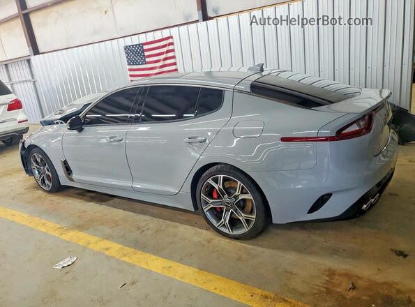 KNAE55LC5L6074037 2020 KIA STINGER Gray Հետևի ձախ