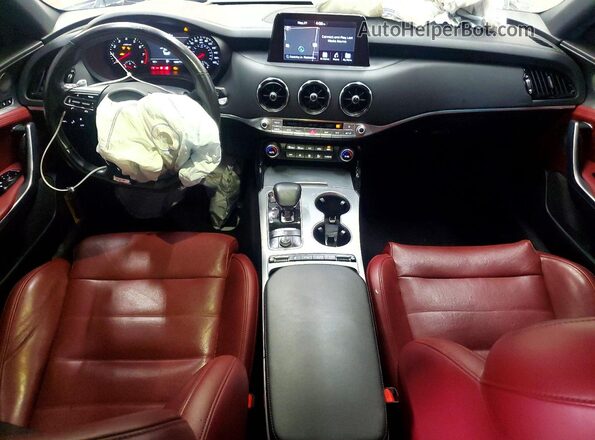 KNAE55LC5L6074037 2020 KIA STINGER Gray Առջևի վահանակի տեսք
