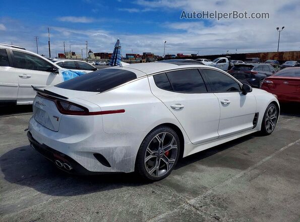 KNAE55LC5M6096654 2021 KIA STINGER White 