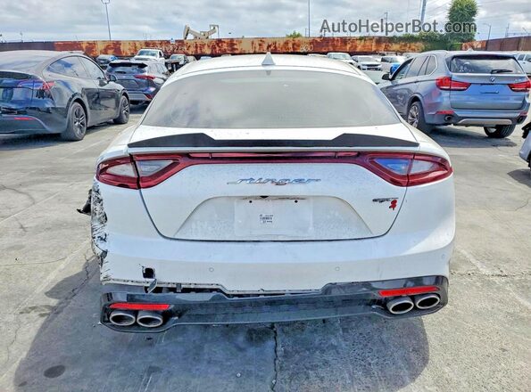 KNAE55LC5M6096654 2021 KIA STINGER White 