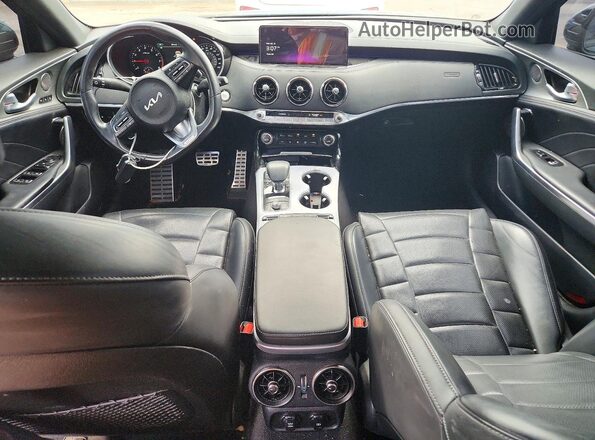 KNAE55LC5N6108397 2022 KIA STINGER Gray Widok deski rozdzielczej