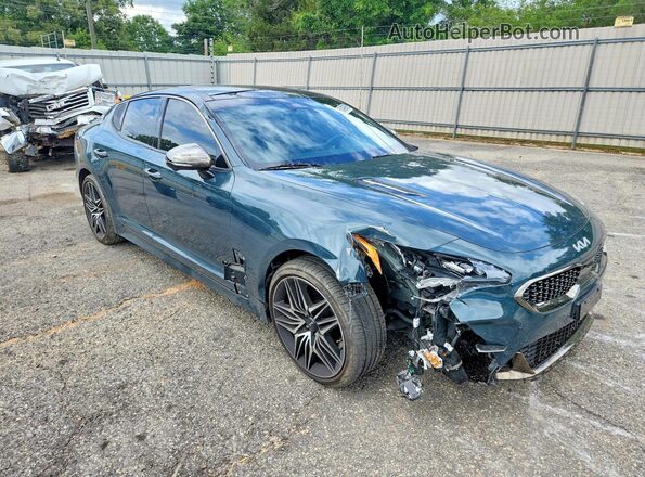 KNAE55LC5N6108397 2022 KIA STINGER Gray Przód prawy