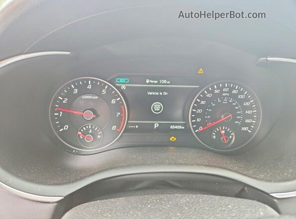 KNAE55LC5N6108397 2022 KIA STINGER Gray Widok zestawu wskaźników