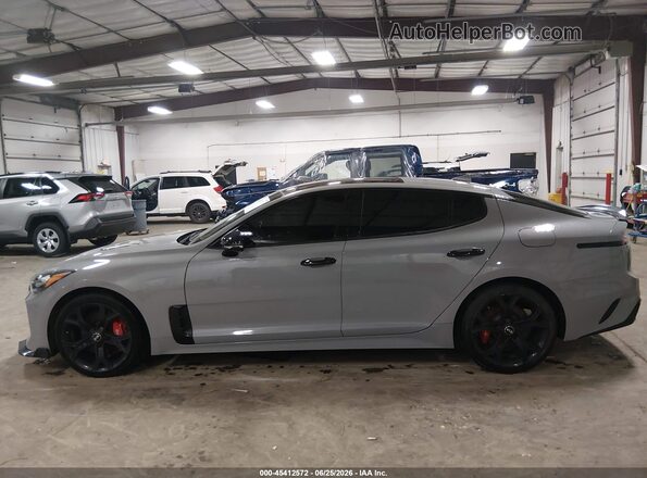 KNAE55LC7L6073875 2020 KIA STINGER Gray 360 interior view