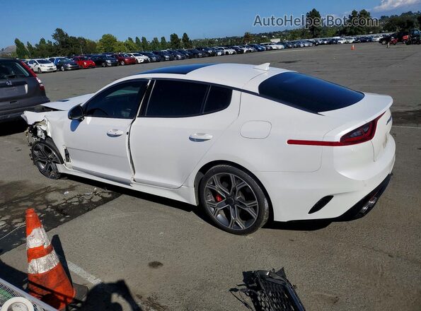 KNAE55LC8L6080687 2020 KIA STINGER White Հետևի ձախ