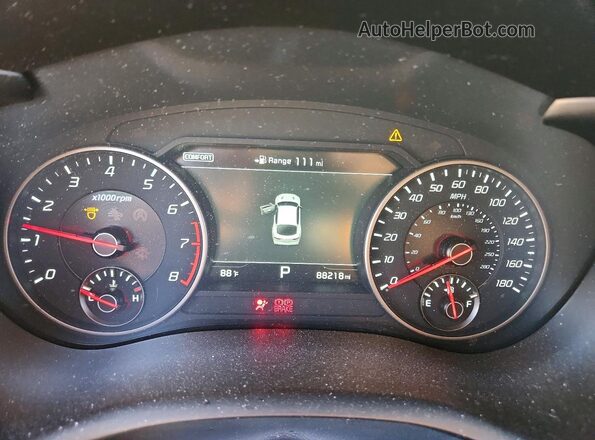 KNAE55LC9J6028658 2018 KIA STINGER Красный 