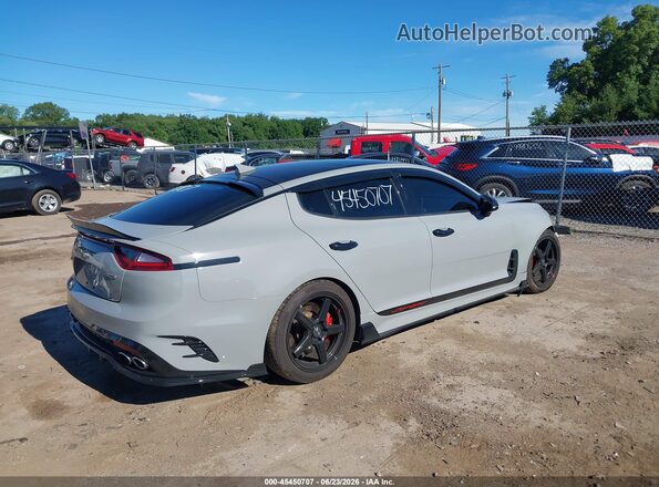 KNAE55LC9J6030488 2018 KIA STINGER Gray Rear right