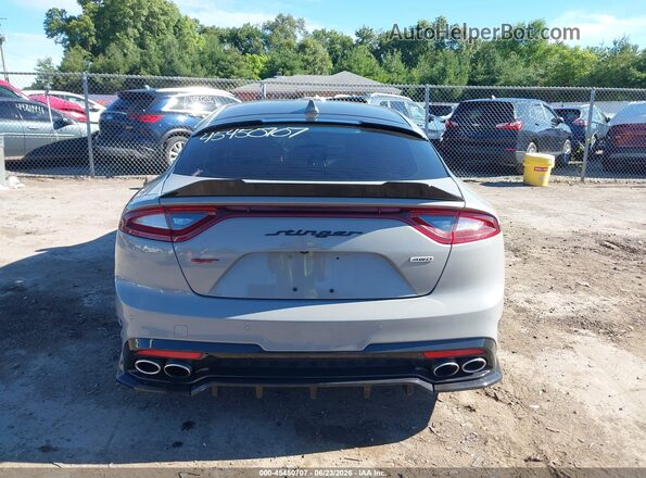 KNAE55LC9J6030488 2018 KIA STINGER Gray 