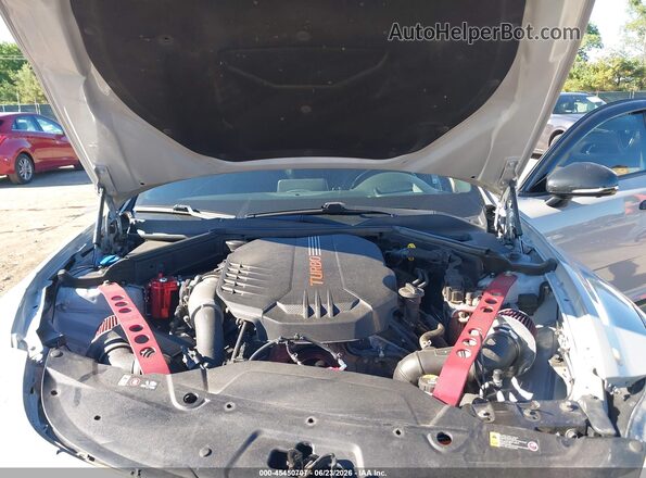 KNAE55LC9J6030488 2018 KIA STINGER Gray Rear view