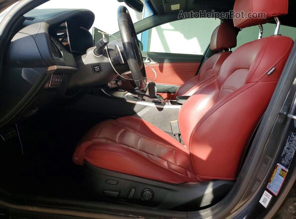 KNAE55LC9N6106443 2022 KIA STINGER Gray Front interior view