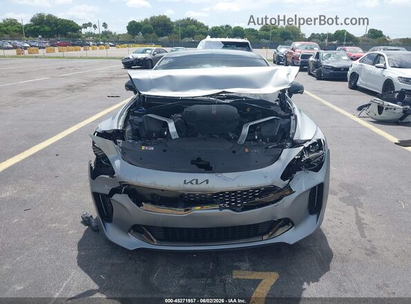 KNAE55LCXP6134786 2023 KIA STINGER Gray Սարքավորումների վահանակի տեսք