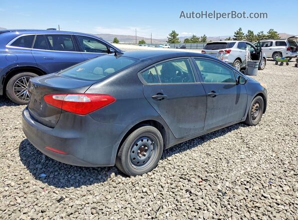 KNAFK4A61G5486438 2016 KIA FORTE Black Trasero derecho