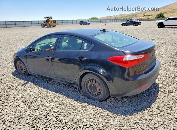 KNAFK4A61G5486438 2016 KIA FORTE Black Trasero izquierdo