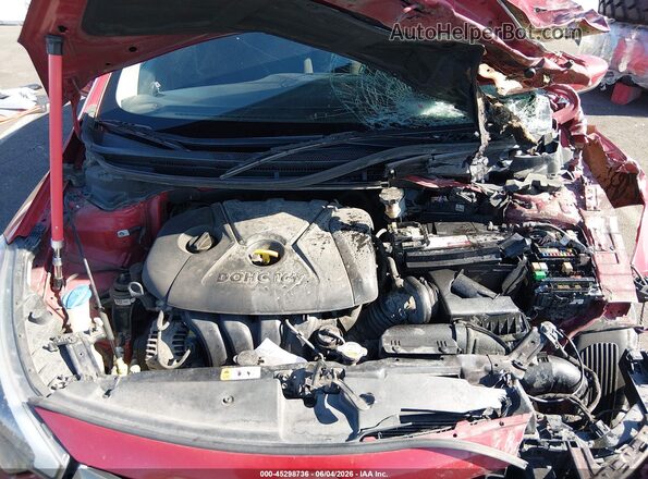 KNAFK4A61G5567164 2016 KIA FORTE Red 