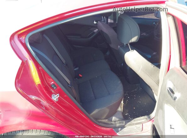 KNAFK4A62G5567979 2016 KIA FORTE Red VIN sticker view