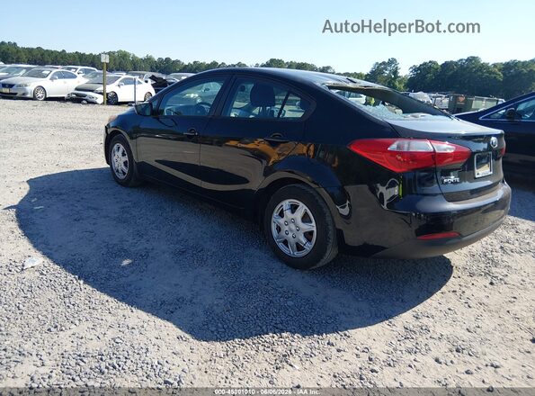 KNAFK4A63G5468734 2016 KIA FORTE Black Задня ліва чверть